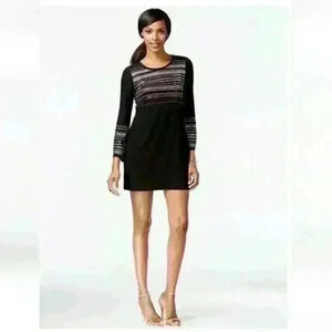 NEW NWT Alfani Petite Embellished Shift Dress, Size P/L; RETAIL $99.50